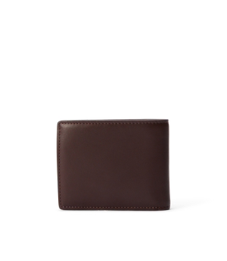 BI-FOLD WALLET WITH POCKET CHESTNUT