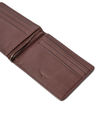 Farrier Bifold With Money Clip - Whiskey
