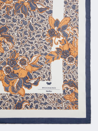 Modal and silk maxi square - ULTRAMARINE