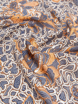 Modal and silk maxi square - ULTRAMARINE