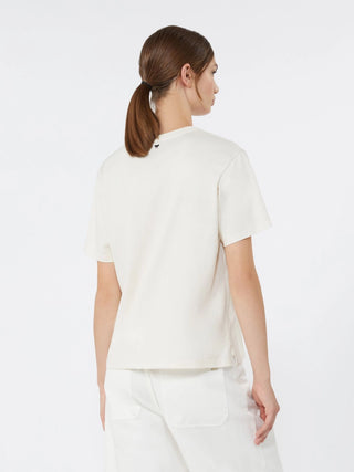 Cotton jersey T-shirt - ECRU