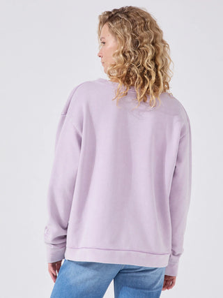 Written in the Stars Beaded Sweatshirt Lilac
