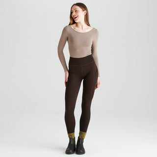 Ridgeline Womens Infinity Leggings Deep Bark