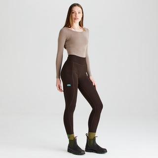 Ridgeline Womens Infinity Leggings Deep Bark