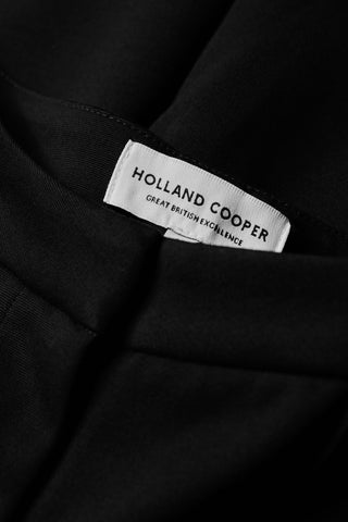 Wide Leg Pant Black Black