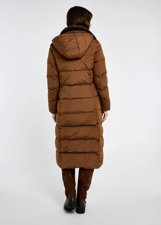 Aldborough Women's full length down jacket - Russet