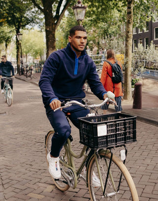 Men's Half Zip Polar Fleece Twilight Navy