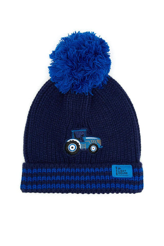 Bobbie Bobble Hat - Green Tractor Stripes