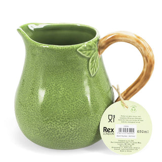Stoneware jug 650ml - Lime