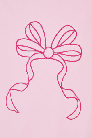 Causeway Tie Top - Pink Bow
