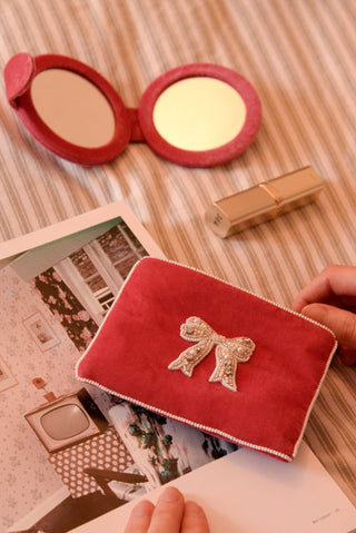 PEARL BOW SMALL POUCH