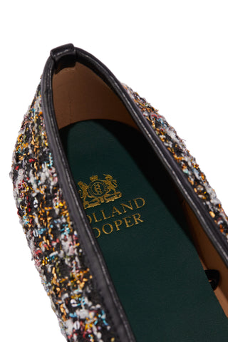 Ballet Shoe Black Sparkle Boucle