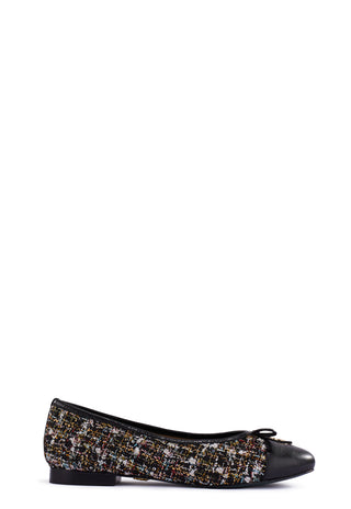 Ballet Shoe Black Sparkle Boucle