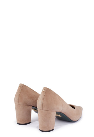 Regency Court Shoe Taupe Suede