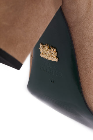 Regency Court Shoe Taupe Suede