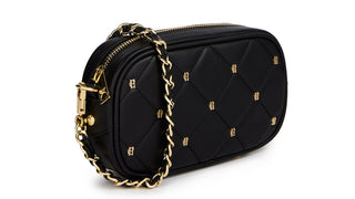 Soho Mini Quilted Camera Bag Black