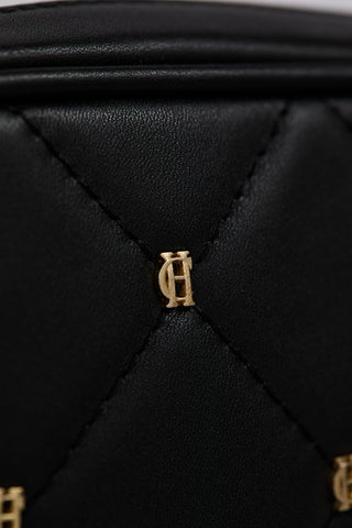 Soho Mini Quilted Camera Bag Black
