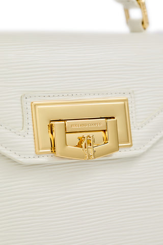 Mini Cheltenham Bag White Textured