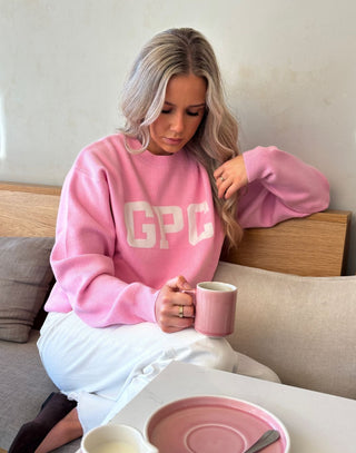 Knit Crew (Oversized fit) Pink Blossom