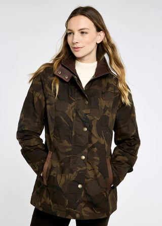 Mountrath LTD Women's Limited edition waxed cotton jacket - Brown Camo