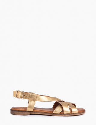 BUTTERCUP LEATHER SANDAL GOLD