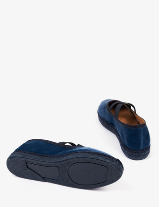 CHICO VELVET ESPADRILLE DENIM