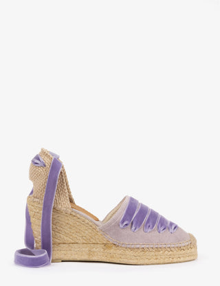 HIGH VALENCIANA DALI ESPADRILLE LILAC