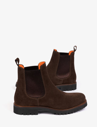 Horatio Suede Chelsea Boot - Bitter Chocolate