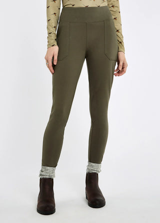 Pepperwort Women's water repellent leggings - Olive