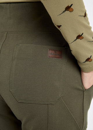 Pepperwort Women's water repellent leggings - Olive