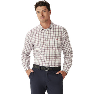 Classic Twill Check Shirt White/Red/Navy