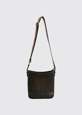 Tullyfern Suede And Leather Handbag - Black