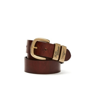 Drover Belt - Mid Brown Gold Buckle