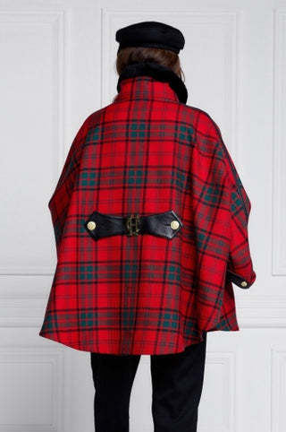 Chiltern Cape - Red Tartan