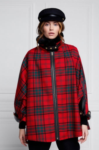 Chiltern Cape - Red Tartan