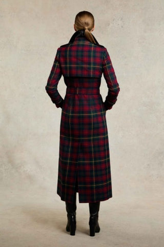 MARLBOROUGH TRENCH COAT FULL LENGTH - LOGAN TARTAN