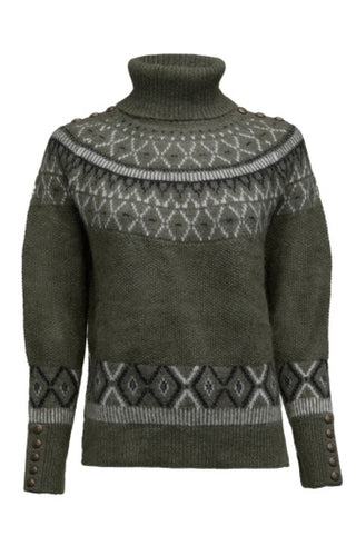 FAIRISLE KNIT - KHAKI