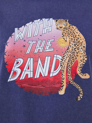 With the band T-Shirt in Navy